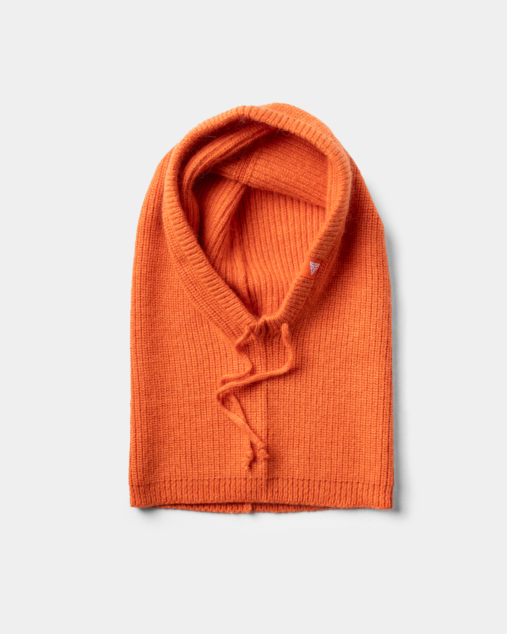KNIT HOOD - ORANGE