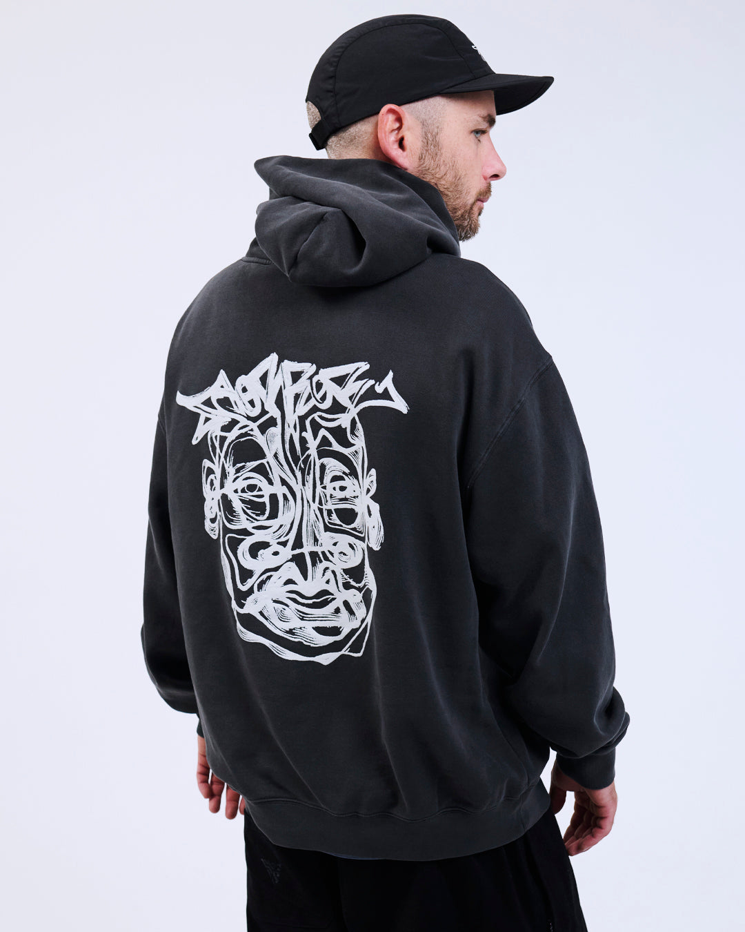 INK FACE HOODIE | STORROR | parkour clothing & technical sportswear