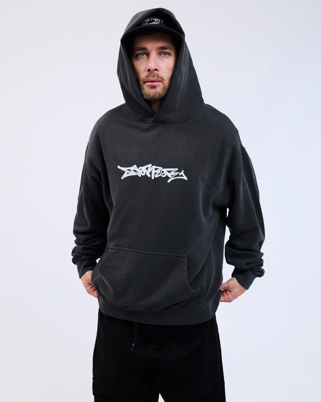 INK FACE HOODIE | STORROR | parkour clothing & technical sportswear